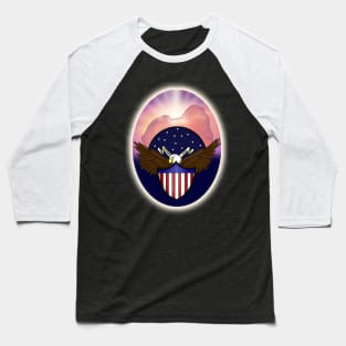 The Great Seal Glowing Oval (Large Print) Baseball T-Shirt